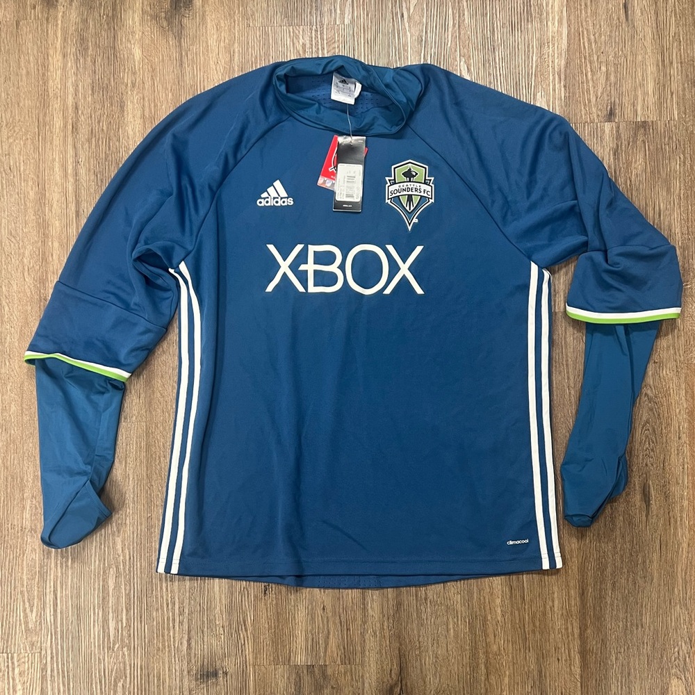 Brand New Adidas Seattle Sounders Goalie Jersey NWT